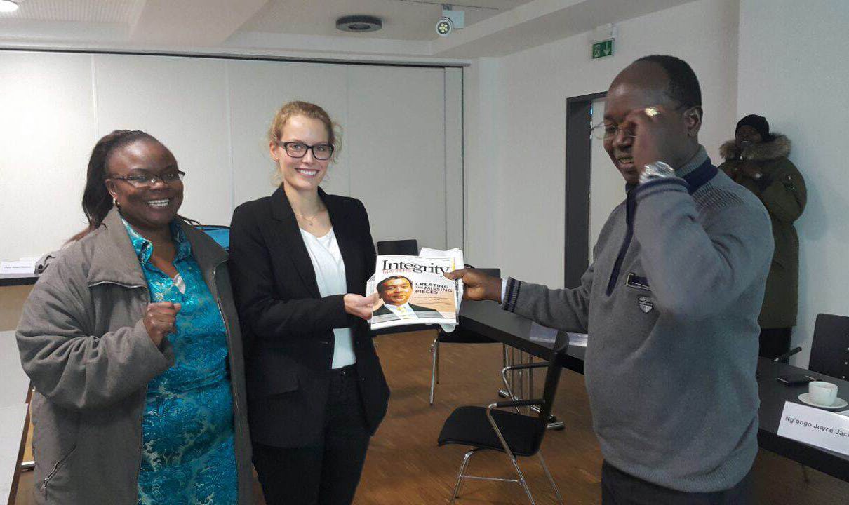 Study mission delegation in Rwanda